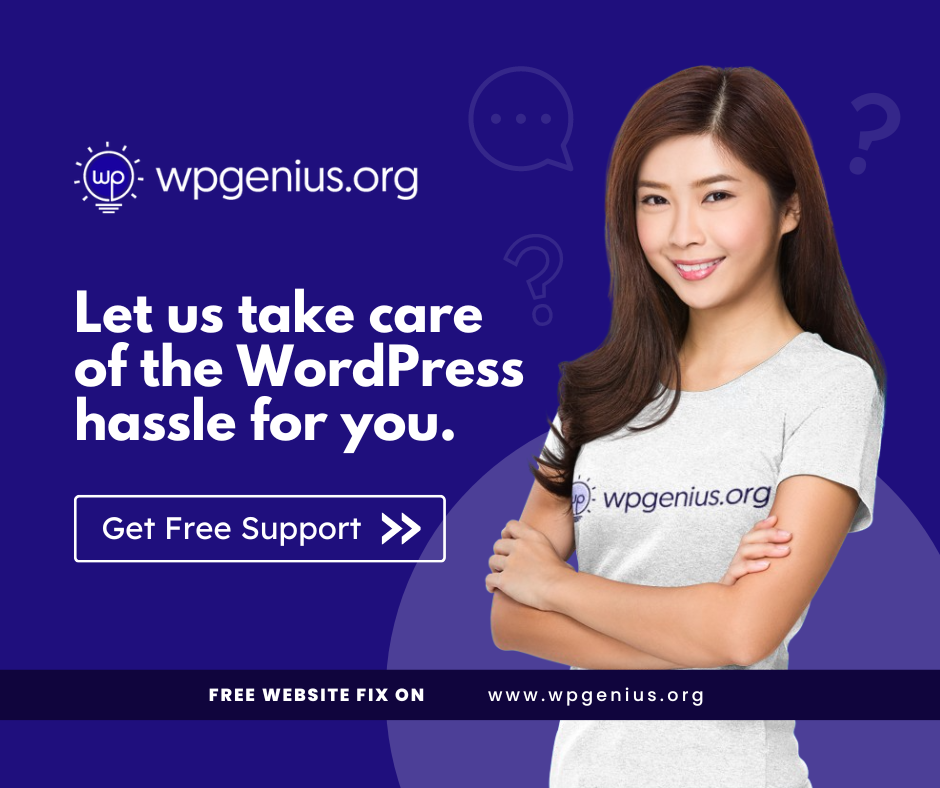 WP Genius | Get professional WordPress help from geniuses.